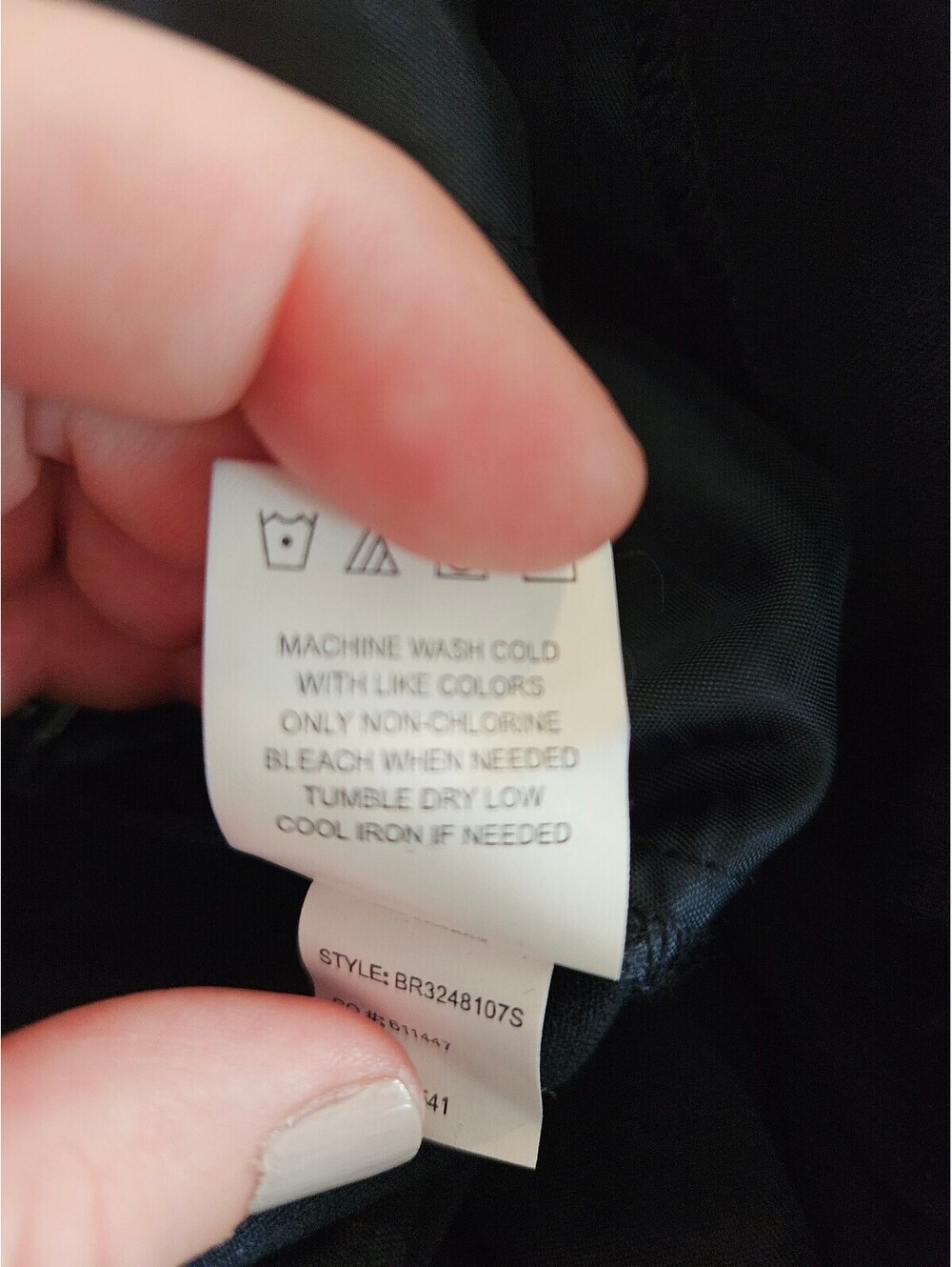 NWT Briggs New York size 16 black pull on straight leg dress pants - Picture 5 of 5